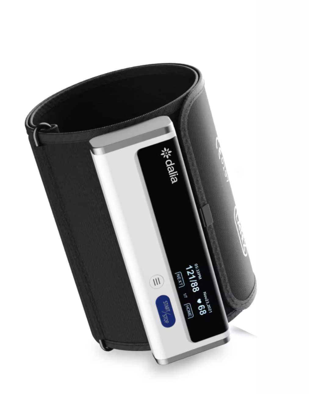 Dalia™Sense Digital BP Monitor — Integrated with Dalia™ Mobile App — Irregular Heartbeat Detection — Monitor Your Key Health Indicators in One Place — Effortlessly Share Your Health Readings from Anywhere with Anyone